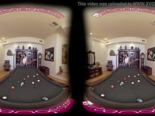 VR PORN-Mom Seduces Her Step sweetheart To Have xxx clip On The Pool Table