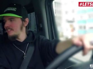 BumsBus - Kitty Core Big Tits German MILF Risky Public Fuck in the Backseat - LETSDOEIT