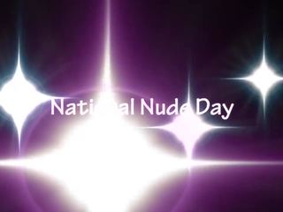 Kansallinen alaston päivä perävaunu, vapaa alasti päivä aikuinen video- eb