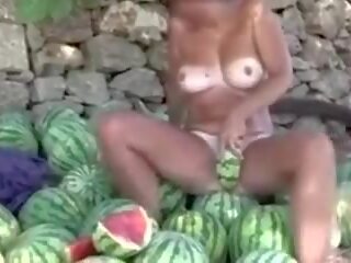 Time to collect watermelons, free outdoors mom aku wis dhemen jancok adult clip film