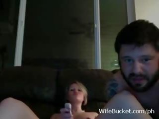 Amateur couple on webcam