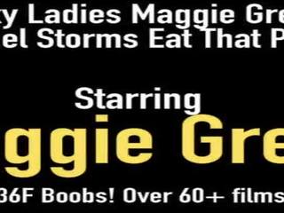 Foxy wanita-wanita maggie hijau & rachel storms makan yang faraj!