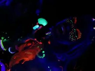 Abigail mac এবং আভা অ্যাডামস blacklight বয়স্ক সিনেমা পার্টি